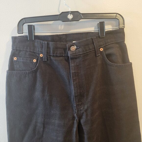 Vintage Levis 551 Relaxed Fit Tapered Leg Size 12 Long Jeans - Picture 2 of 10